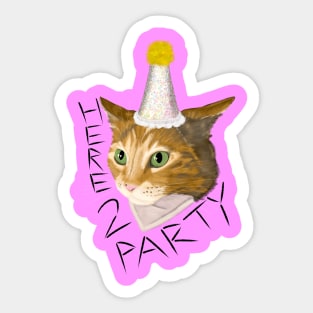 Party Animal w/ Text Sticker